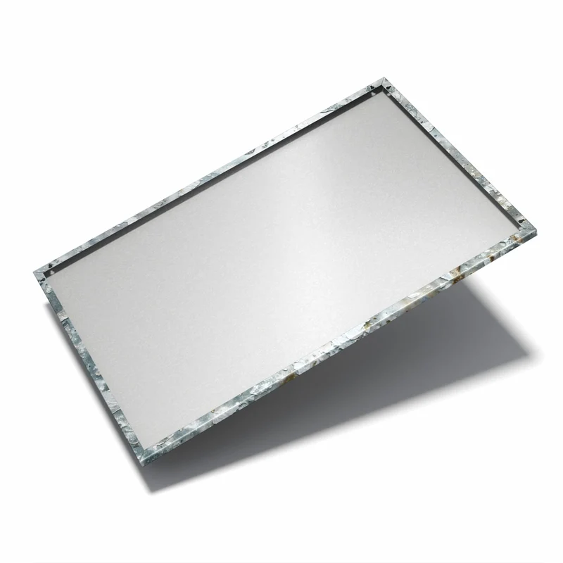 Metall Magnettafel - Abgeplatztes Graublau