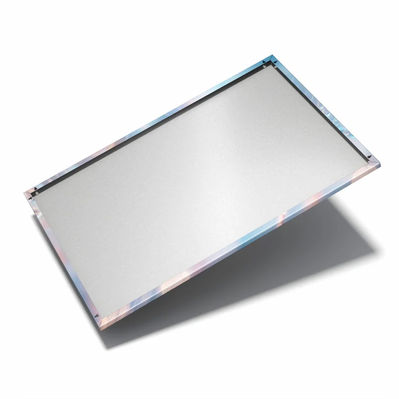 Metall Magnettafel - Tautropfen in Blau