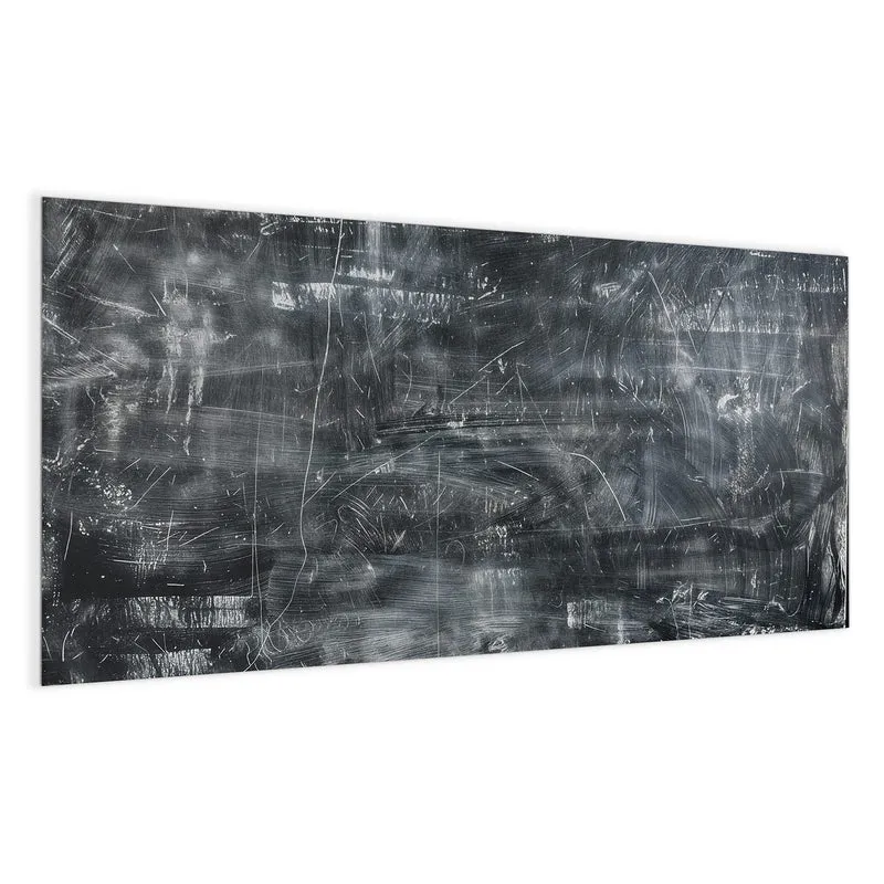 Glas Magnettafel - Kratzspuren in Schwarz