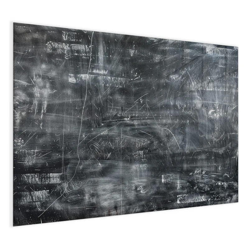 Glas Magnettafel - Kratzspuren in Schwarz