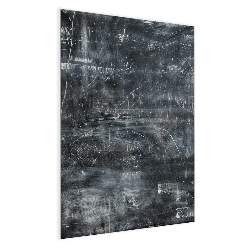 Glas Magnettafel - Kratzspuren in Schwarz