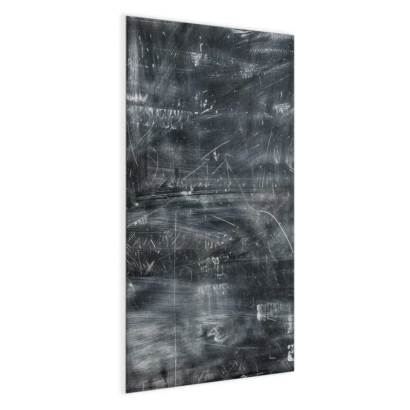 Glas Magnettafel - Kratzspuren in Schwarz