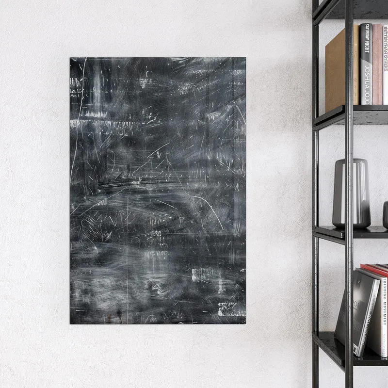 Glas Magnettafel - Kratzspuren in Schwarz