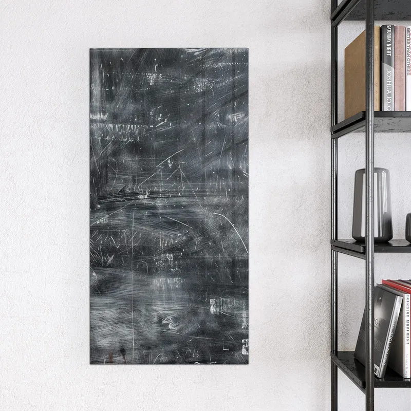 Glas Magnettafel - Kratzspuren in Schwarz