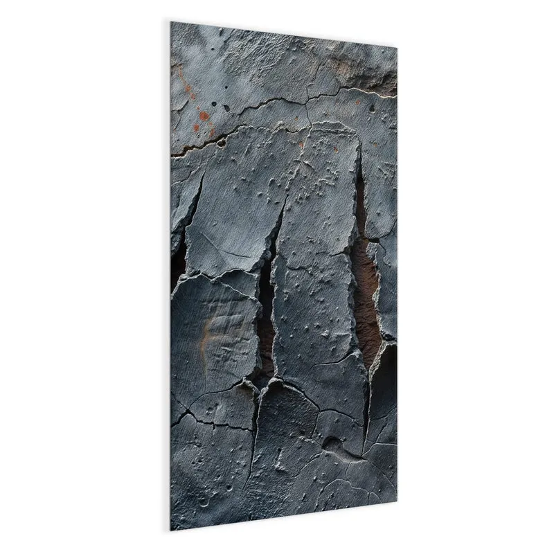 Glas Magnettafel - Rissiger Fels