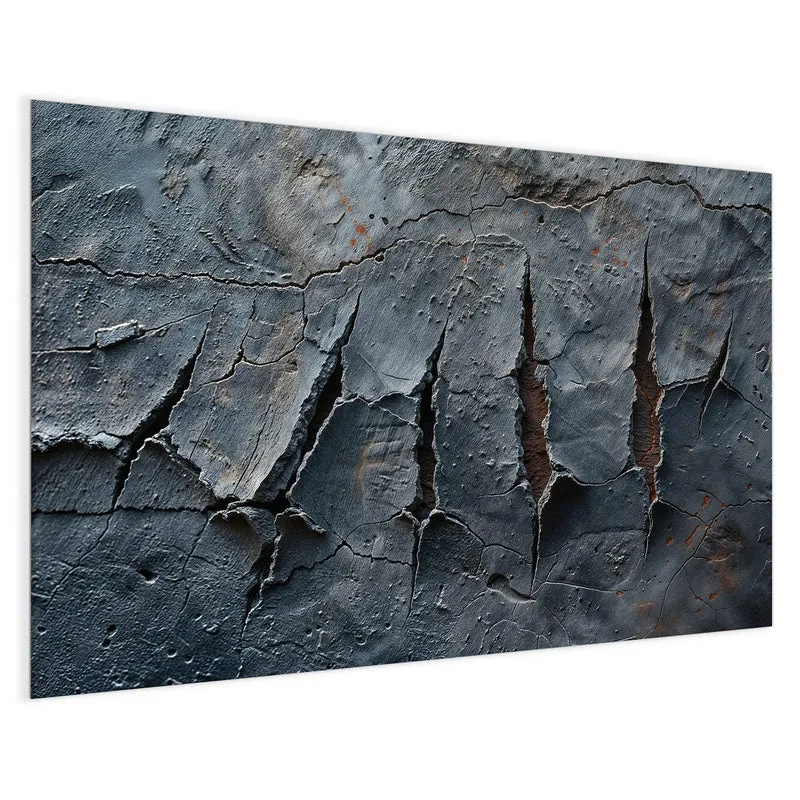 Glas Magnettafel - Rissiger Fels