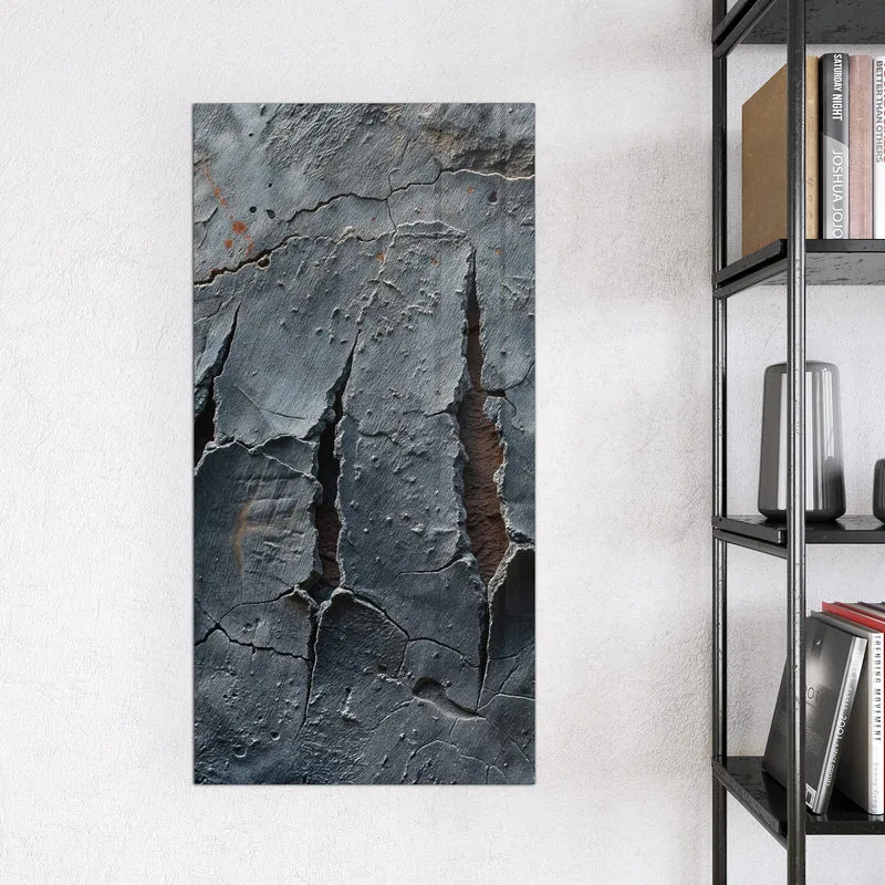 Glas Magnettafel - Rissiger Fels