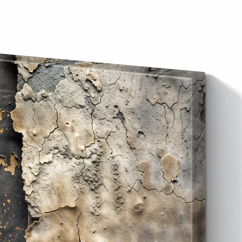 Metall Magnettafel - Bröckelnder Putz