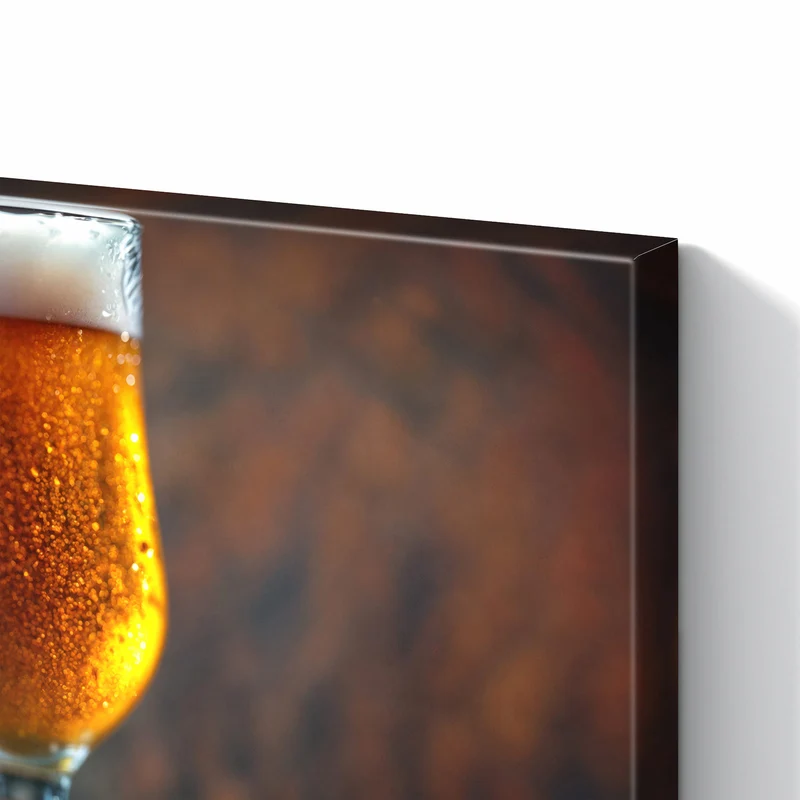 Metall Magnettafel - Bier mit Schaumkrone