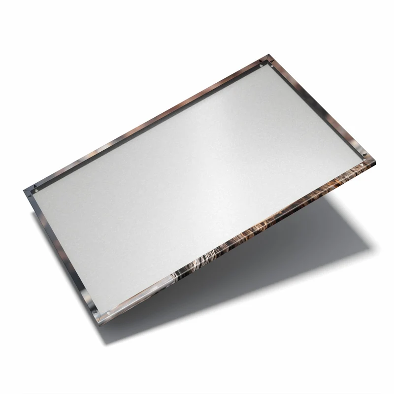 Metall Magnettafel - Bier auf Holzstumpf