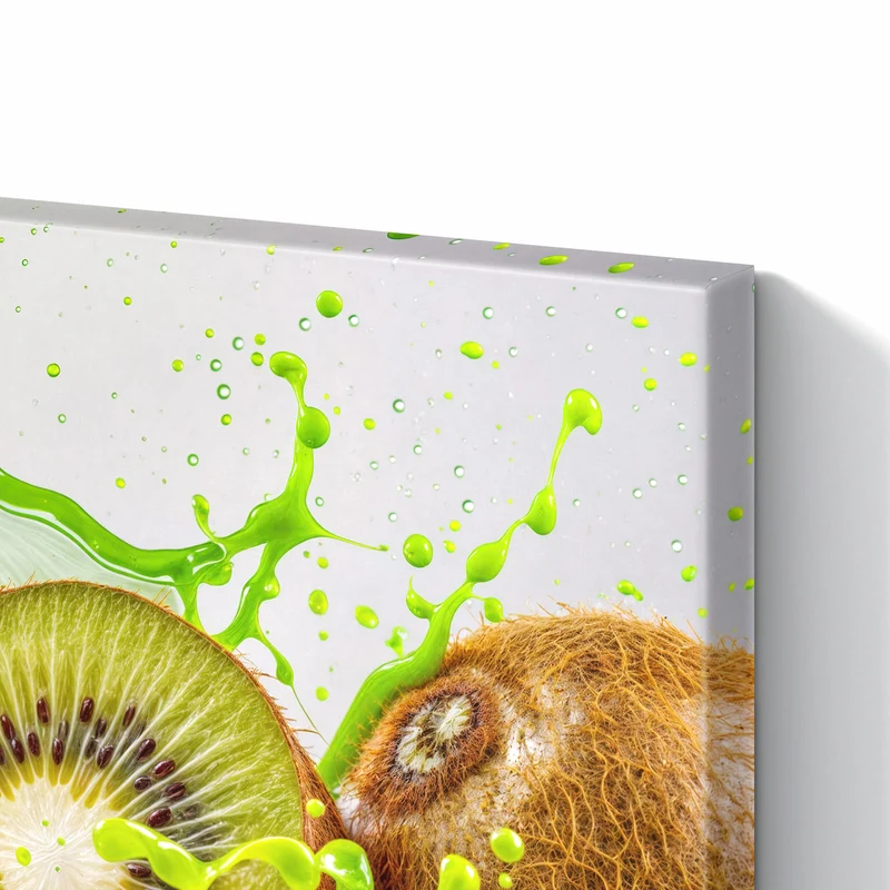 Metall Magnettafel - Kiwi im Saftspritzer