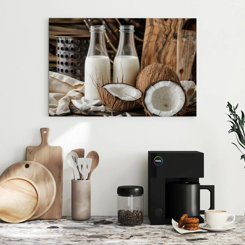 Metall Magnettafel - Kokosmilch