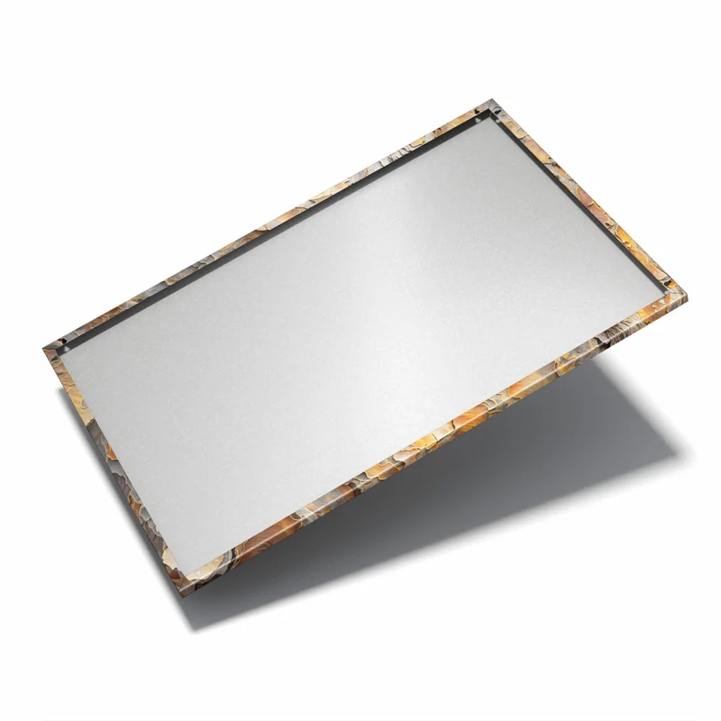 Metall Magnettafel - Kiefernrinde