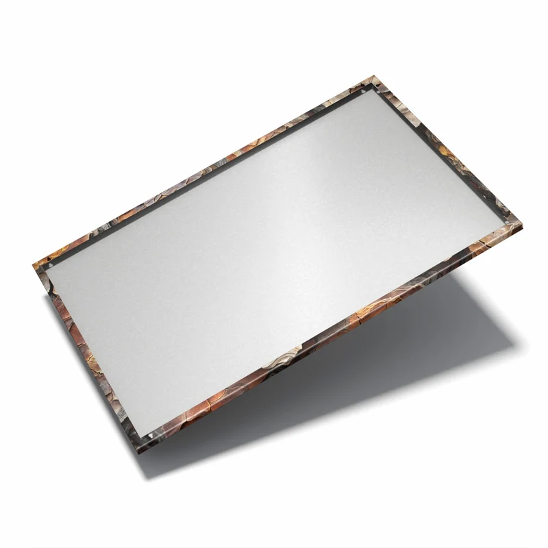 Metall Magnettafel - Baumrindenstruktur