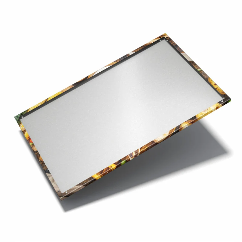 Metall Magnettafel - Steak mit Grillgemüse