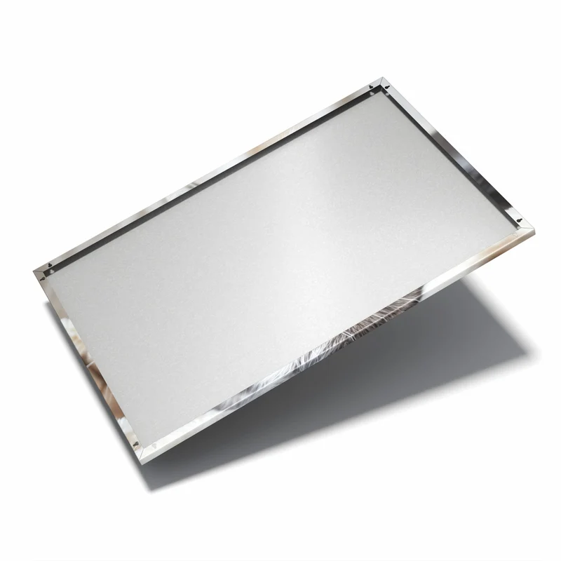 Metall Magnettafel - Graue Katze auf Decke
