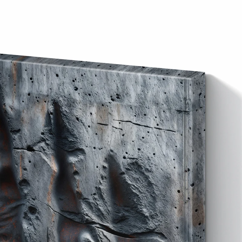 Metall Magnettafel - Rostspuren im Beton
