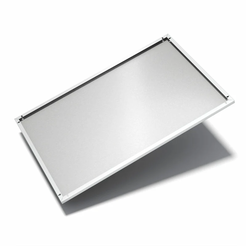 Metall Magnettafel - Hellgrauer Hintergrund