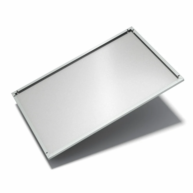 Metall Magnettafel - Nebelgrau