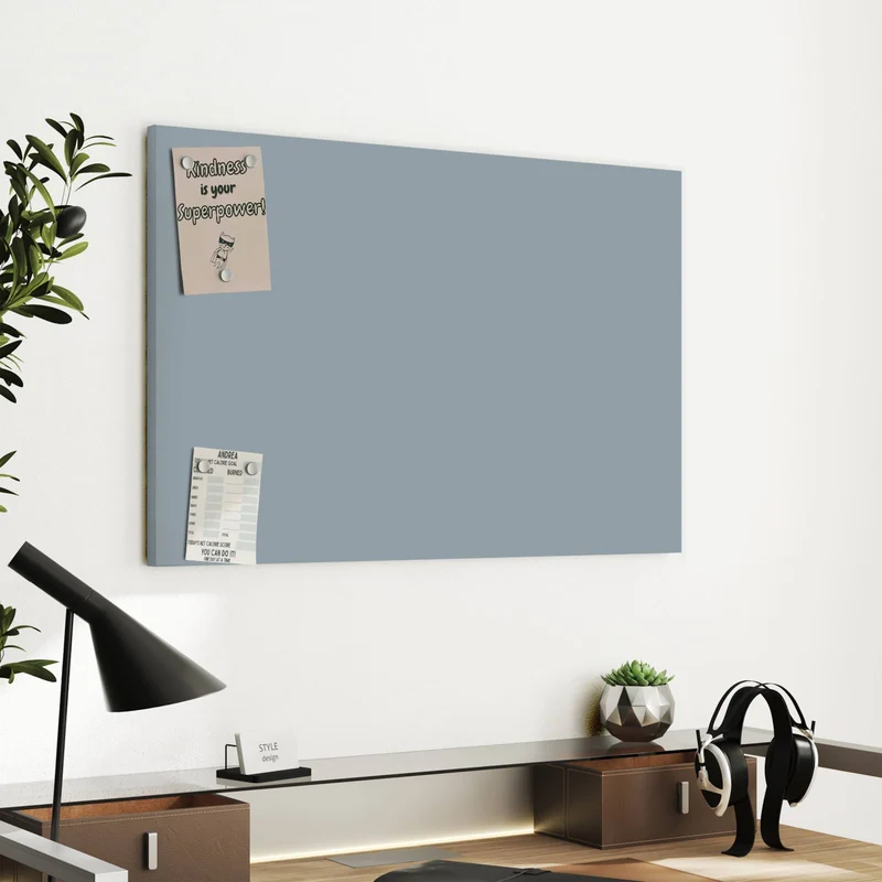 Metall Magnettafel - Schiefergrau