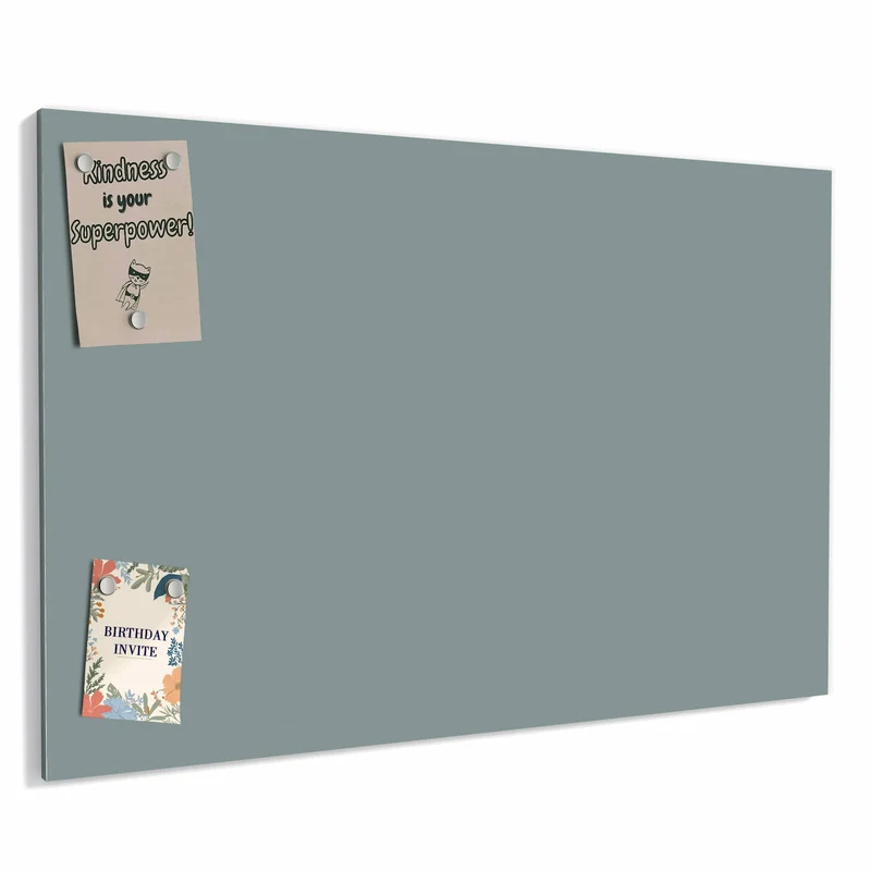 Metall Magnettafel - Steingrau