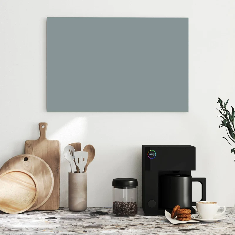 Metall Magnettafel - Steingrau
