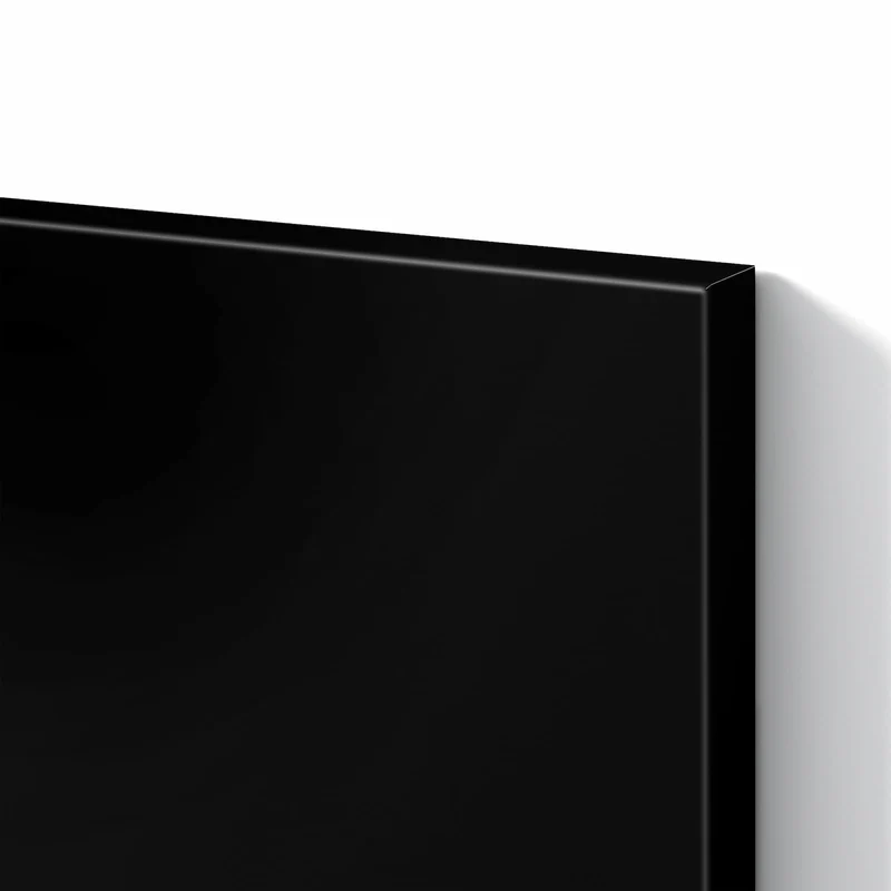 Metall Magnettafel - Schwarzer Hintergrund