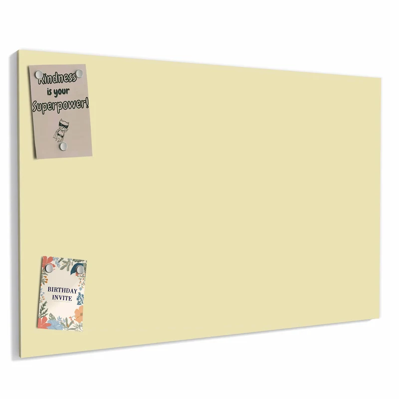 Metall Magnettafel - Sandbeige