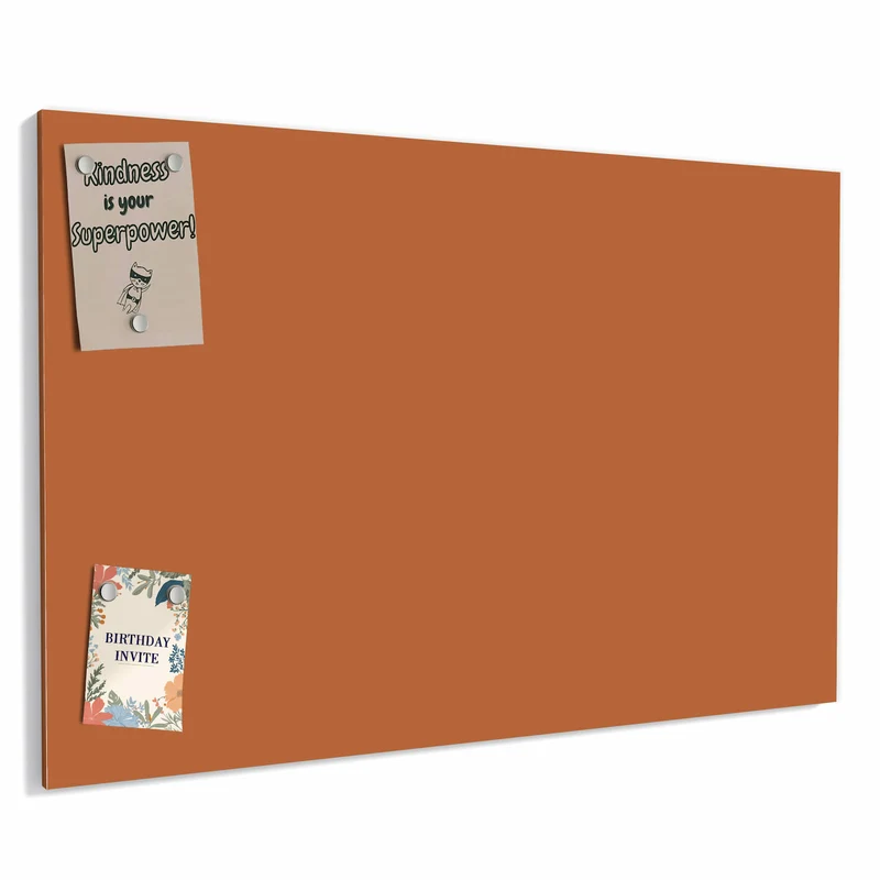 Metall Magnettafel - Terrakotta