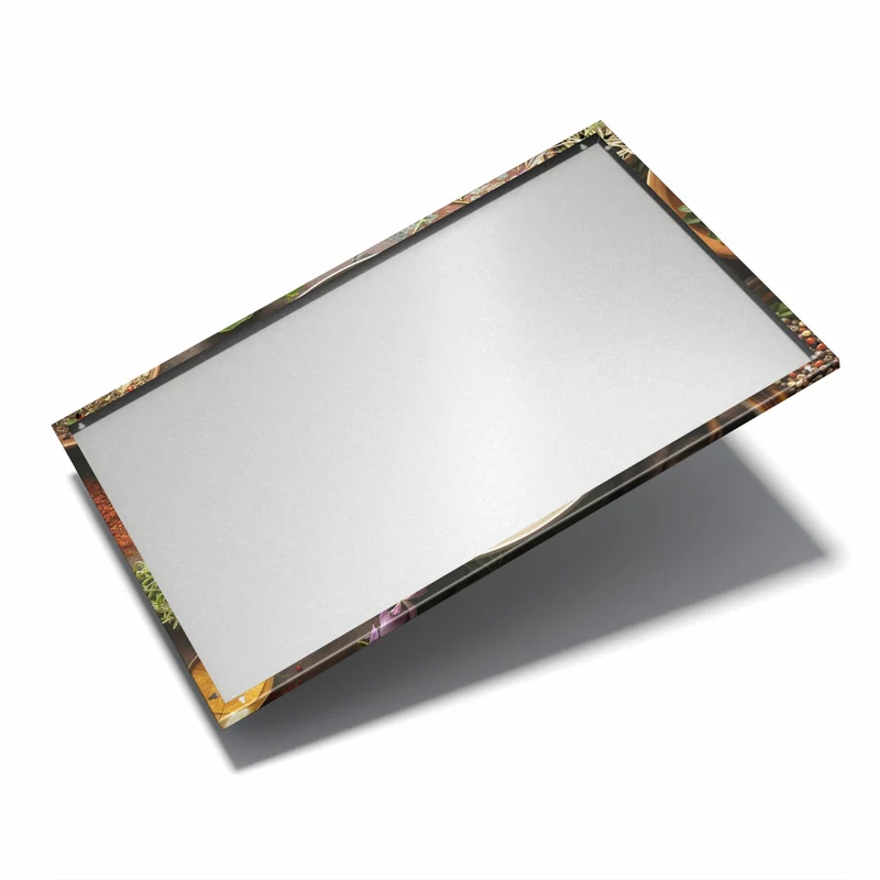 Metall Magnettafel - Suppe mit Weltkarte