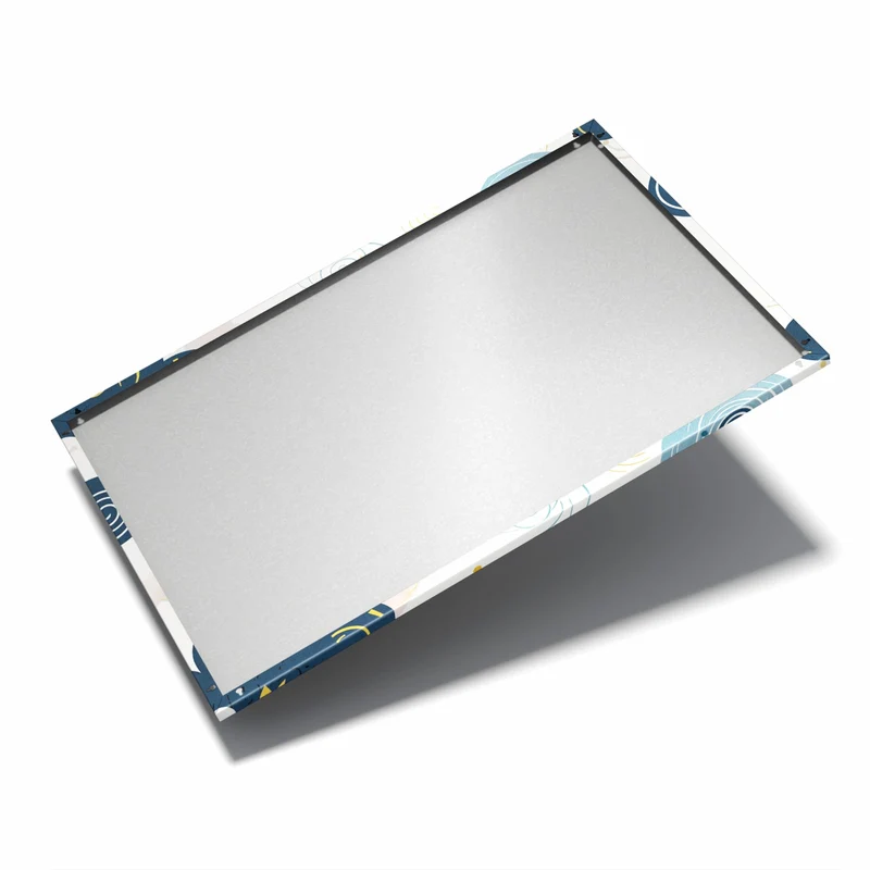 Metall Magnettafel - Blaue Wolken und Sterne