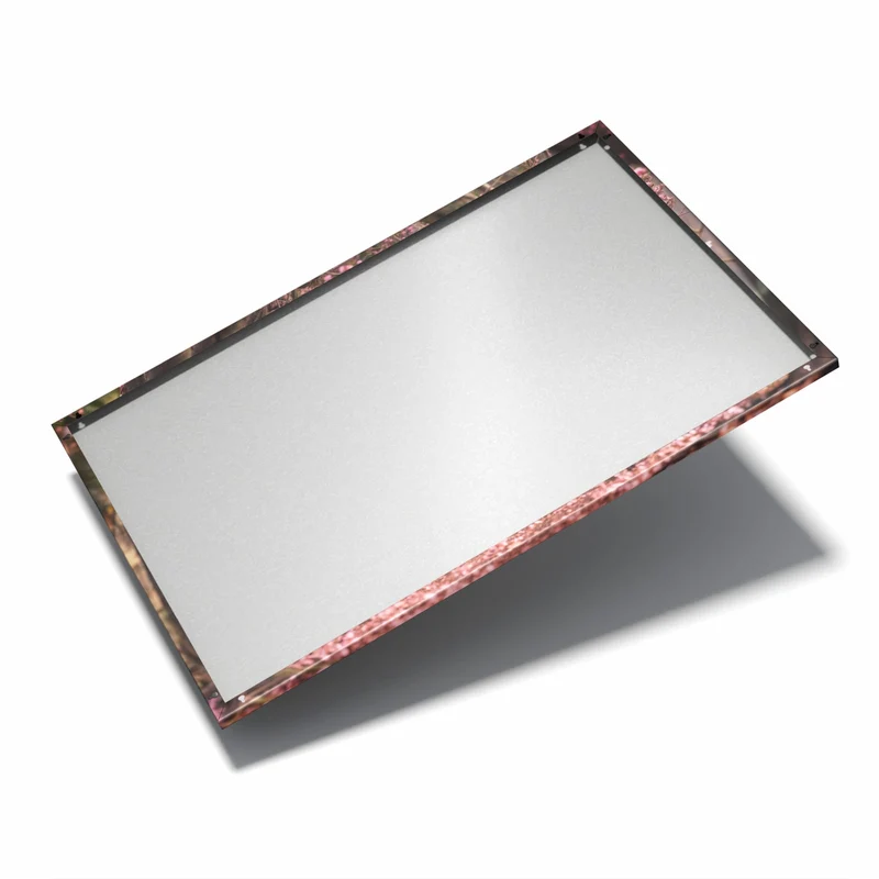 Metall Magnettafel - Rosa Blütentunnel