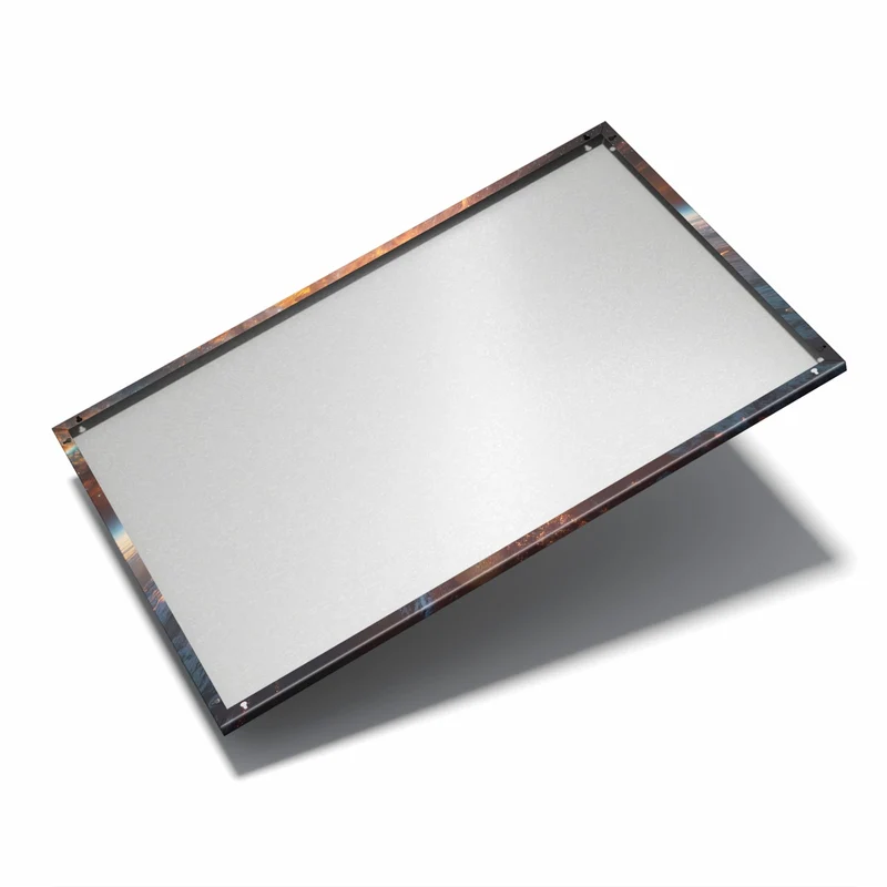 Metall Magnettafel - Morgenrot über der Erde