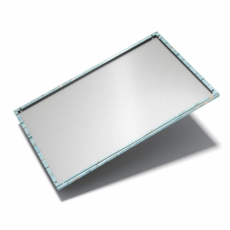 Metall Magnettafel - Abblätterndes Hellblau