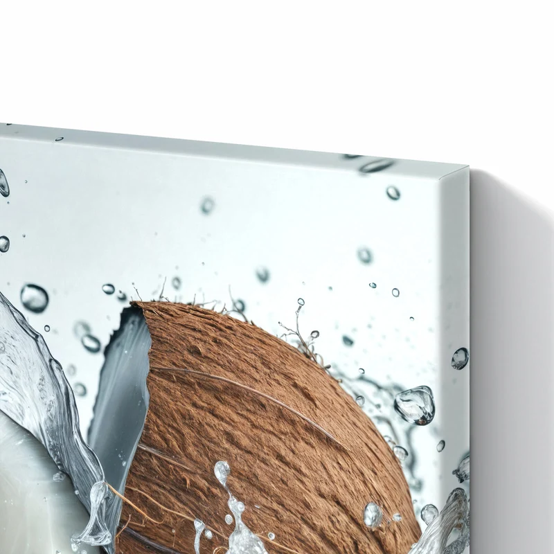 Metall Magnettafel - Halbe Kokosnuss