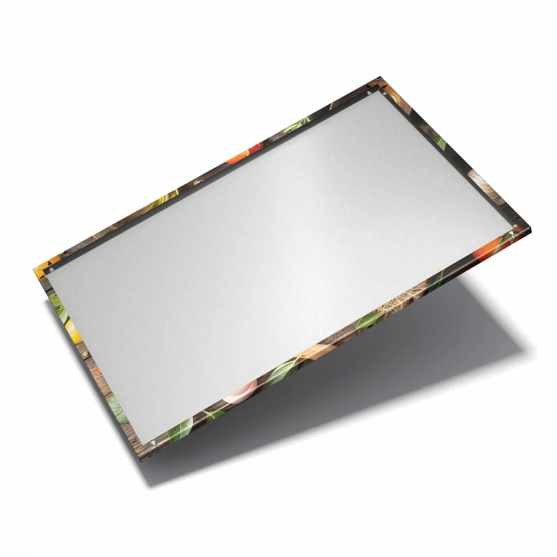 Metall Magnettafel - Salat in der Holzschale