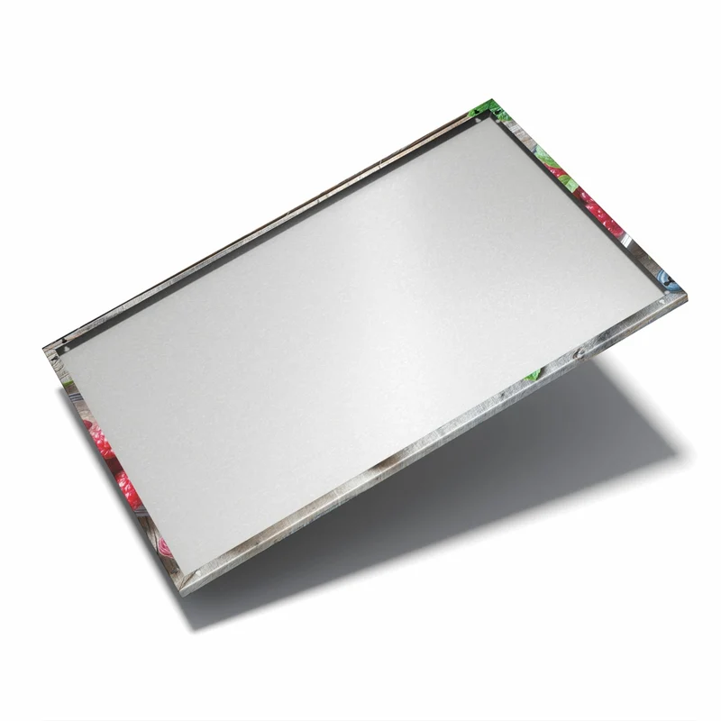 Metall Magnettafel - Beeren in Herzschalen
