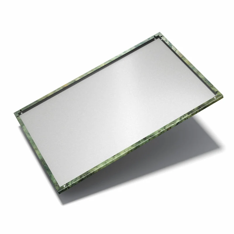 Metall Magnettafel - Moosgrüne Wand