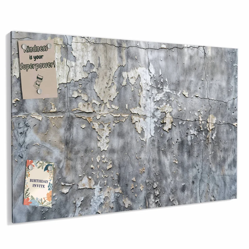 Metall Magnettafel - Abblätternde Wand
