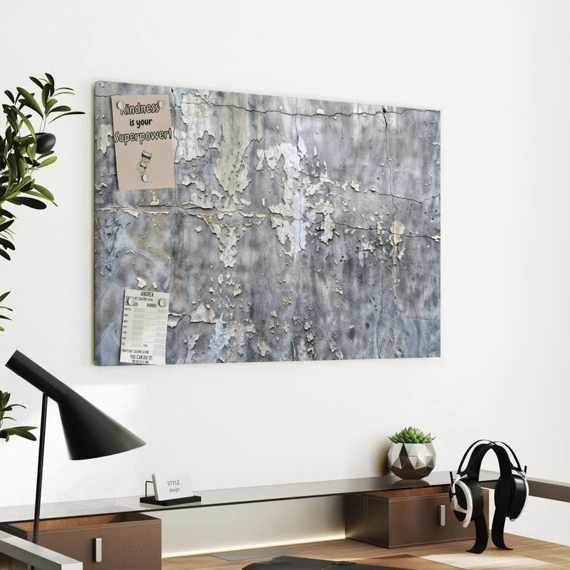 Metall Magnettafel - Abblätternde Wand