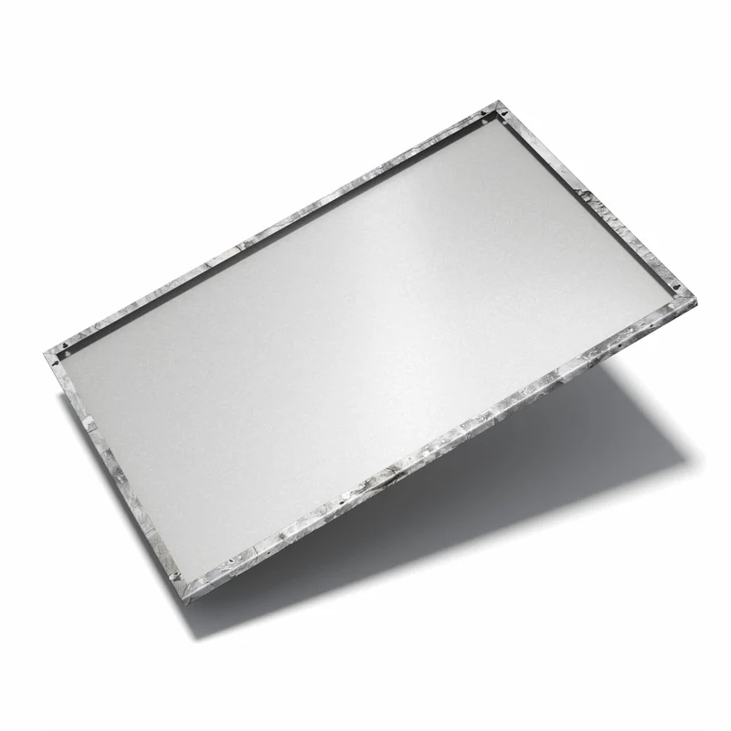Metall Magnettafel - Grauer Putz mit Rissen