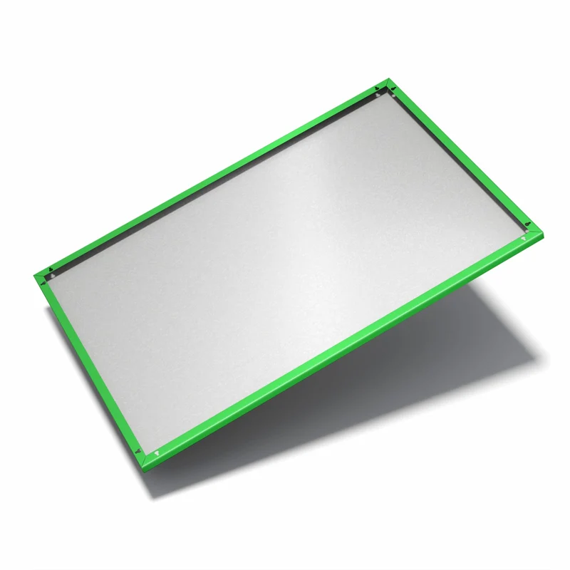 Metall Magnettafel - Grasgrüner Hintergrund