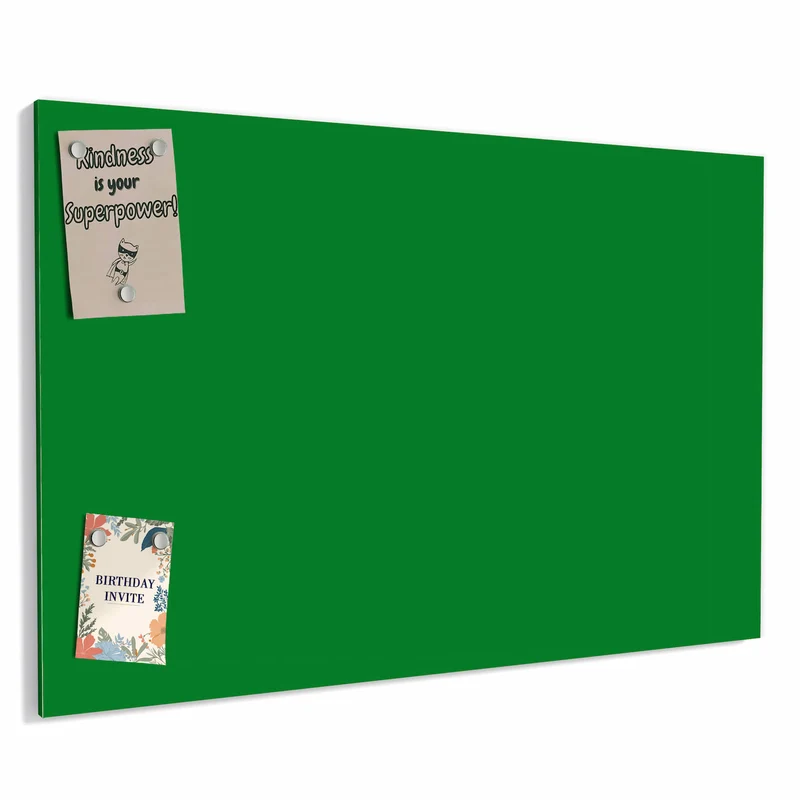 Metall Magnettafel - Smaragdgrün