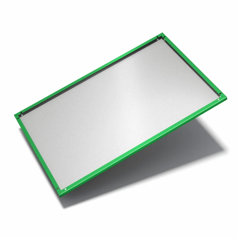 Metall Magnettafel - Smaragdgrün