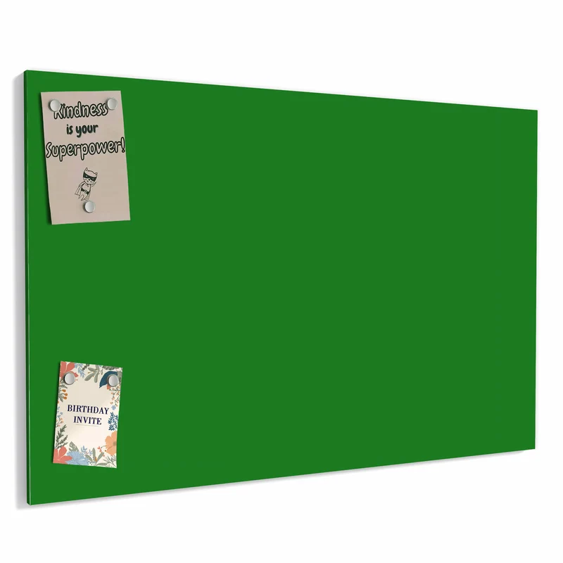 Metall Magnettafel - Blattgrün
