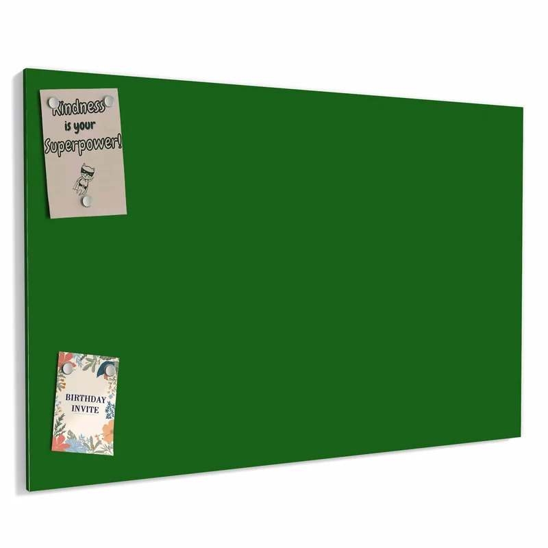 Metall Magnettafel - Waldgrün