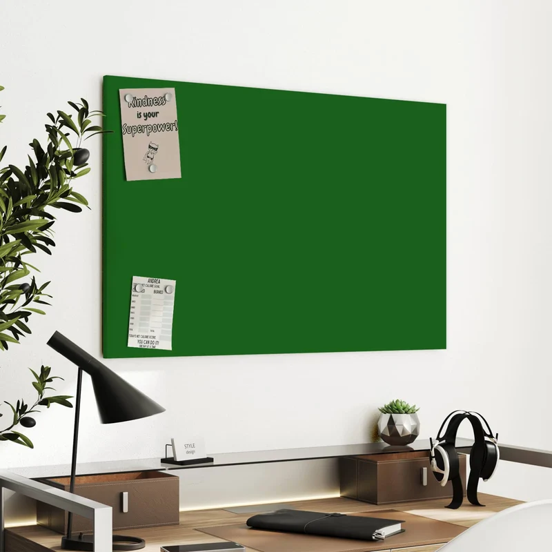 Metall Magnettafel - Waldgrün