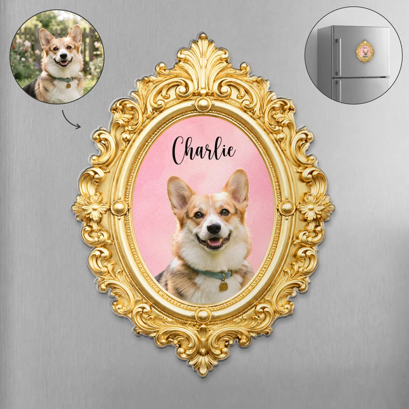 [3D-Optik] Bilder Von Haustieren - Personalisiertes Geschenk | Acryl Magnet