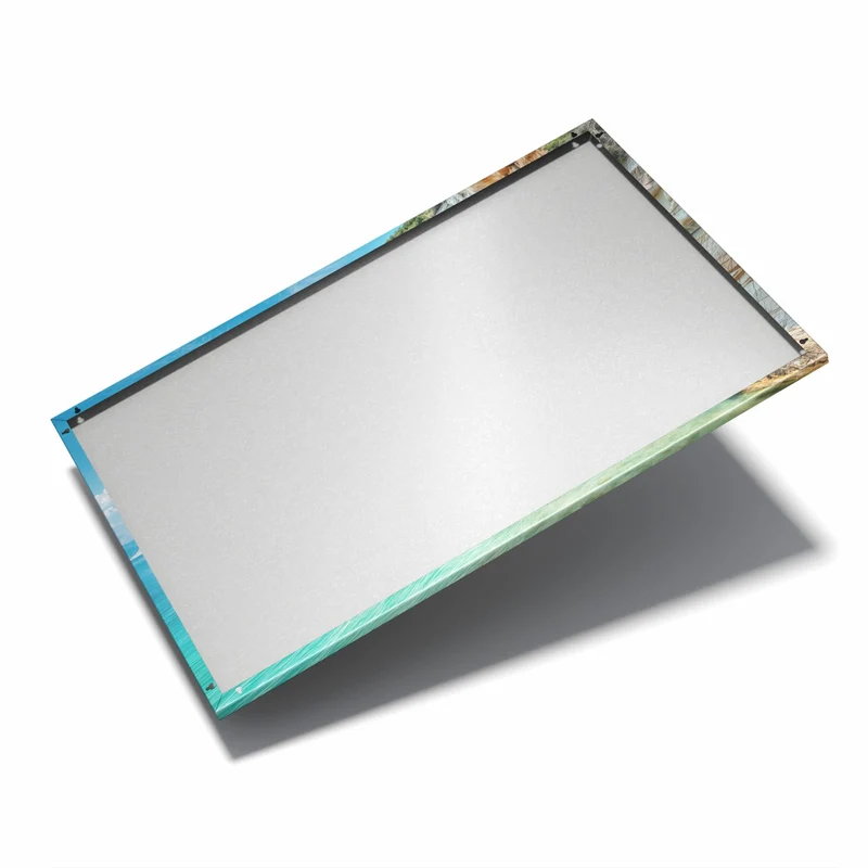 Metall Magnettafel - Bucht mit Kalkklippen