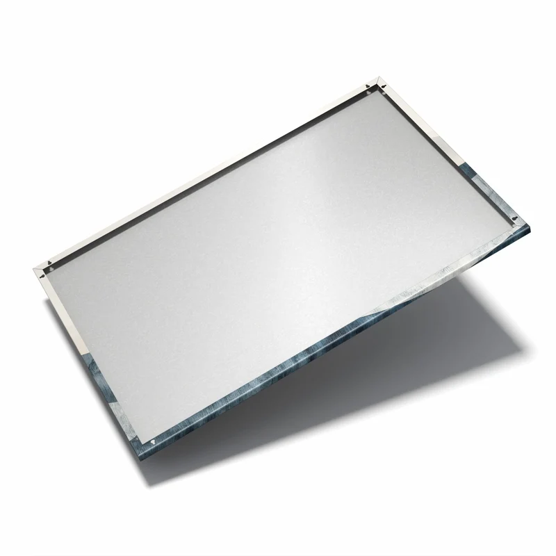 Metall Magnettafel - Blaue Hügel mit Sonne